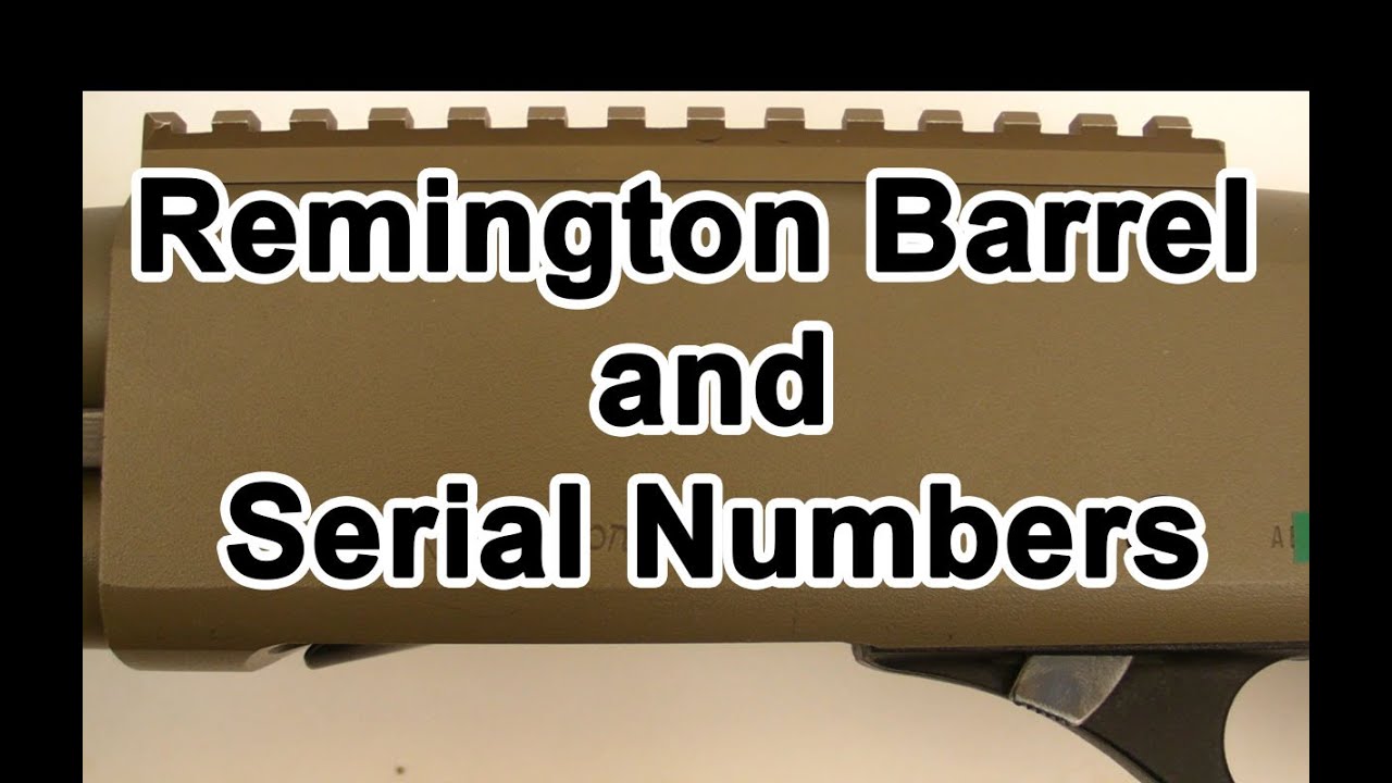 remington 870 wingmaster serial numbers slug barrel